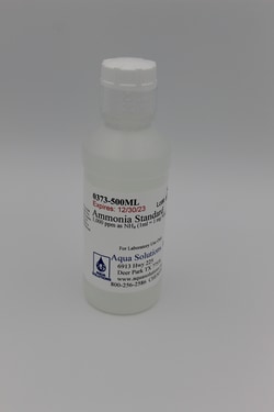 Aqua Solutions Ammonia Standard 1,000 ppm as NH₃ (1ml = 1 mg NH₃) APHA