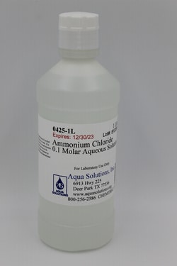 Aqua Solutions&nbsp;Ammonium Chloride | 12125-02-9 | MFCD00011420 | 1 L