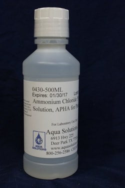 Aqua Solutions&nbsp;AMMONIUM CHLORIDE 5%  W/ 500ML