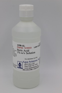 Aqua Solutions Boric Acid 1% w/v Solution (1L), Quantity: Each of 1