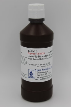 Aqua Solutions Bromide-Bromate 0.05 Normal NIST Traceable Solution ASTM