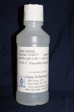 Aqua Solutions BUFFER SOLUTION PH 6 500 ML, Quantity: Each of 1