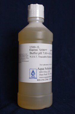 Aqua Solutions Buffer pH 7.00 ± 0.01 @ 25°C NIST Traceable (Yellow) (1L)