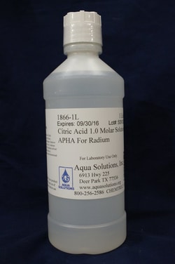 Aqua Solutions CITRIC ACID 1M 1LITER, Quantity: Each of 1