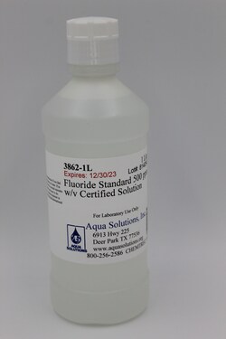 Aqua Solutions Fluoride Standard 500 ppm | 16984-48-8 | MFCD00144315 |