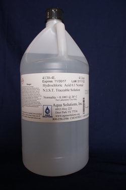 Aqua Solutions HYDROCHLORIC ACID 0.1N 4L