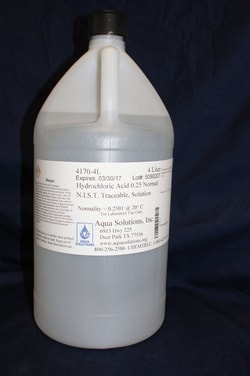 Aqua Solutions&nbsp;HYDROCHLORIC ACID SOL 0.25N