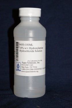 Aqua Solutions HYDROXLAMINE HYDROCHLORIDE 10%, Quantity: Each of 1