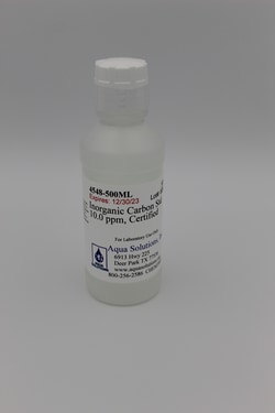 Aqua Solutions Inorganic Carbon Std. 10.0 ppm, Certified (500ML)