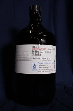 Aqua Solutions&nbsp;Iodine 0.01 Normal Solution (4L)
