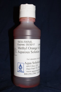 Aqua Solutions&nbsp;METHYL ORANGE IND.0.1%(500ML)