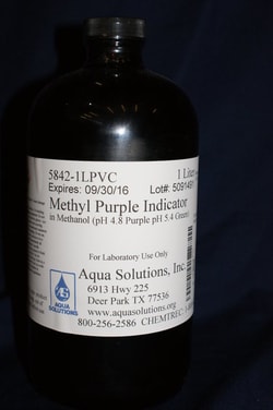 Aqua Solutions METHYL PURPLE INDICATOR, Quantity: Each of 1