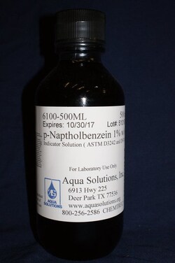 Aqua Solutions&nbsp;P-NAPTHOLBENZEIN INDICAT 500ML