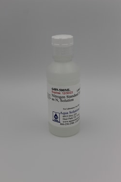 Aqua Solutions Nitrogen Standard 5.0 ppm as N Solution, Certified (500ML),