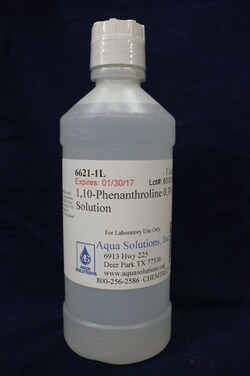 Aqua Solutions 1 10 PHENANTHROLINE 0.3% 1L, Quantity: Each of 1