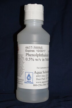 Aqua Solutions&nbsp;PHENOLPHTHALEIN 0.5% METHANOL