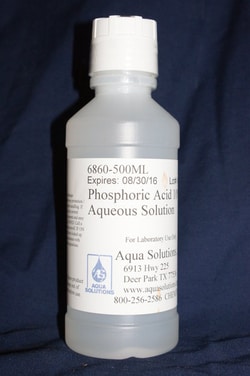Aqua Solutions PHOSPHORIC ACID 10% V/V 500ML, Quantity: Each of 1