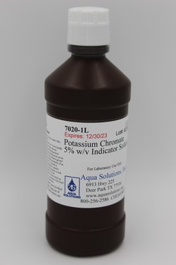 Aqua Solutions Potassium Chromate 5% w/v Indicator Solution (1L), Quantity: