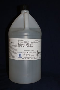 Aqua Solutions POTASSIUM FLUORIDE W/V 50% 4L, Quantity: Each of 1