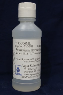Aqua Solutions POTASSIUM HYDROXIDE 0.5N 500ML