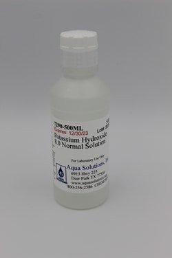 Aqua Solutions Potassium Hydroxide 8.0 Normal Solution (500ML)