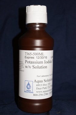 Aqua Solutions POTASSIUM IODIDE 3%W/V 500 ML, Quantity: Each of 1