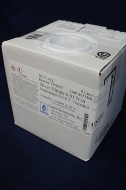 Aqua Solutions&nbsp;SILVER NITRATE, 0.01 NOR 4L