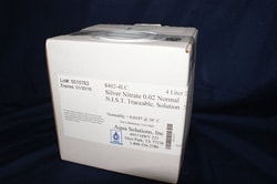 Aqua Solutions&nbsp;SILVER NITRATE .02N 4L CUBE