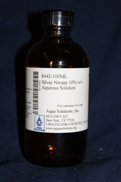 Aqua Solutions&nbsp;SILVER NITRATE W-V 10%/100ML