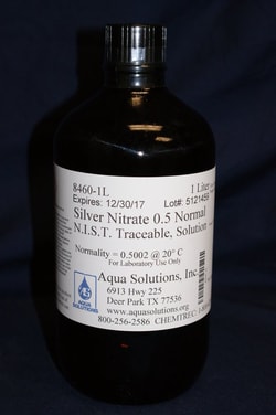Aqua Solutions SILVER NITRATE 0.5N 1L, Quantity: Each of 1
