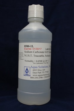 Aqua Solutions&nbsp;Sodium Carbonate 0.05 Normal NIST Traceable, Solution (1L)