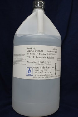 Aqua Solutions&nbsp;SODIUM HYDROXIDE 0.01N (4L)