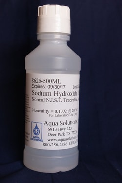 Aqua Solutions&nbsp;SODIUM HYDROXIDE 0.1N 500ML
