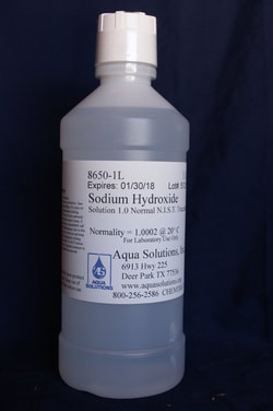 Aqua Solutions SODIUM HYDROXIDE 1N 1LTR, Quantity: Each of 1
