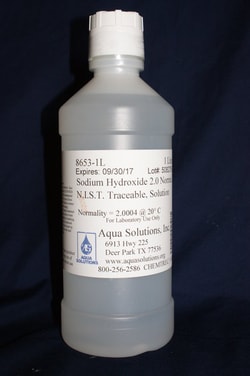 Aqua Solutions&nbsp;SODIUM HYDROX SOL 2N CERT 1L