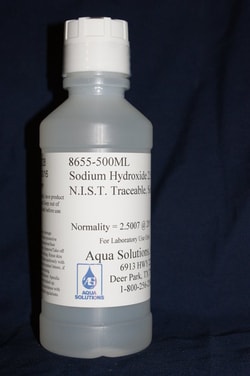Aqua Solutions&nbsp;SODIUM HYDROXIDE 2.5 NRML 500M