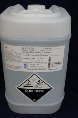 Aqua Solutions&nbsp;SODIUM HYDROX 4N TOC/IC 20L