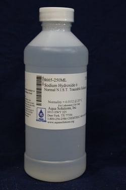 Aqua Solutions&nbsp;SODIUM HYDROXIDE 6 NORMA 250ML