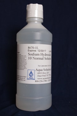 Aqua Solutions&nbsp;Sodium Hydroxide 10.0 Normal Solution (1L)