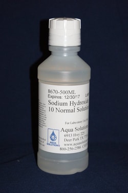 Aqua Solutions SOD HYDROXIDE 10 NORMAL 500ML, Quantity: Each of 1