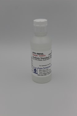 Aqua Solutions Sodium Standard 100 ppm in 3.5% Nitric Acid NIST Traceable