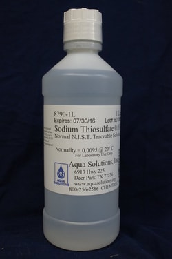 Aqua Solutions SODIUM THIOSULFATE .01 N, Quantity: Each of 1