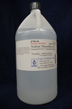 Aqua Solutions&nbsp;SODIUM THIOSULFATE 0.01 NORMAL