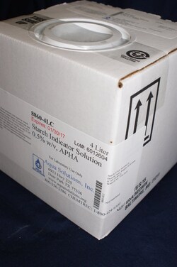 Aqua Solutions STARCH INDICATOR .5% 4L, Quantity: Each of 1