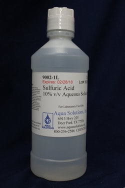 Aqua Solutions&nbsp;Sulfuric Acid 10% v/v Aqueous Solution (1L)