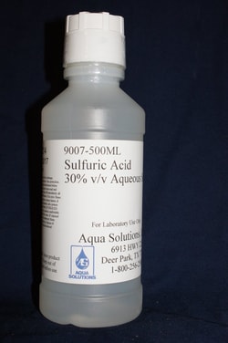 Aqua Solutions SULFURIC ACID 30% V/V 500ML, Quantity: Each of 1