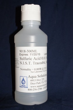 Aqua Solutions&nbsp;SULFURIC ACID .01N NORM(500ML)