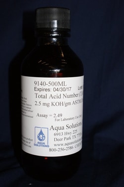 Aqua Solutions TAN STD. 2.5MGKOH/G 500ML, Quantity: Each of 1
