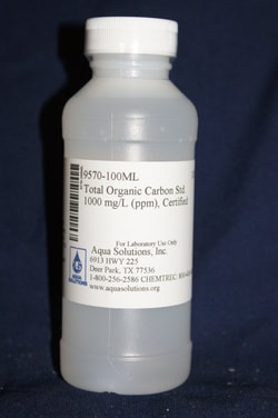 Aqua Solutions TOC STANDARD 1000 PPM 100ML, Quantity: Each of 1