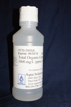 Aqua Solutions 1000 PPM TOC STD 500ML, Quantity: Each of 1